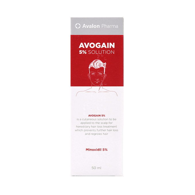 AVOGAIN Solution 5% Minoxidil 50ml