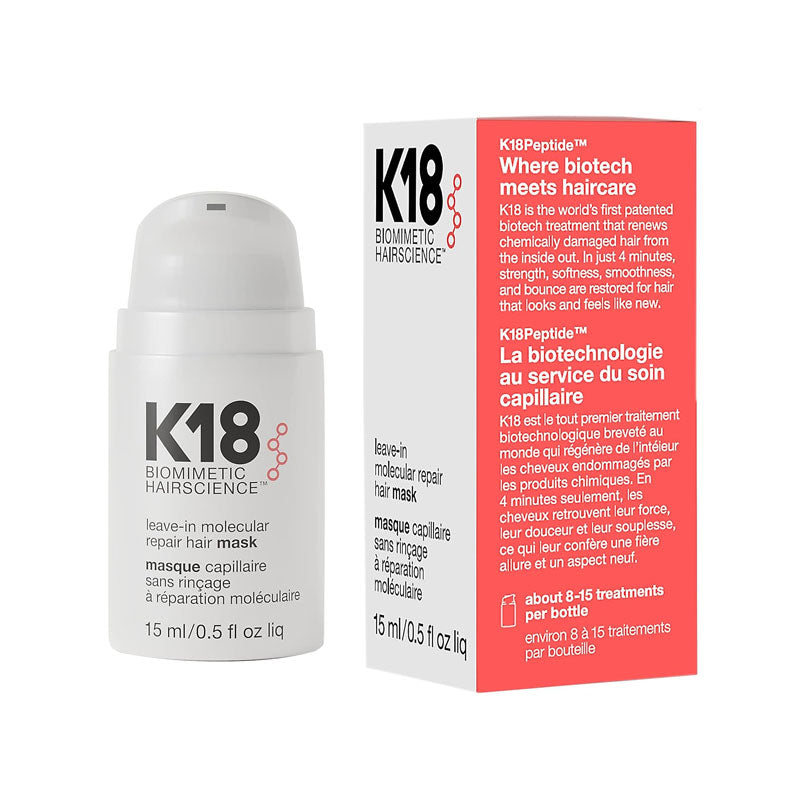 K18 Leave-In Molecular Repair Hair Mask 15ml